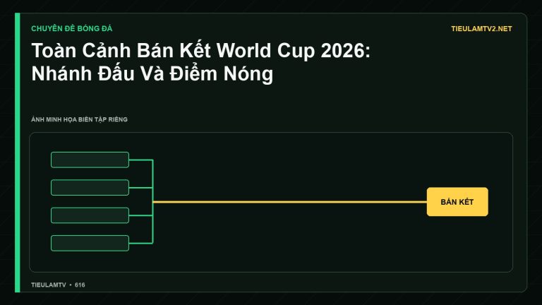 Minh họa Toàn Cảnh Bán Kết World Cup 2026: Nhánh Đấu Và Điểm Nóng - Tiểu Lâm TV