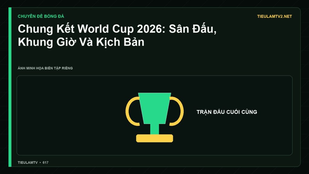 Minh họa Chung Kết World Cup 2026: Sân Đấu, Khung Giờ Và Kịch Bản - Tiểu Lâm TV