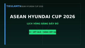 ASEAN HYUNDAI CUP 2026 - TieulamTV