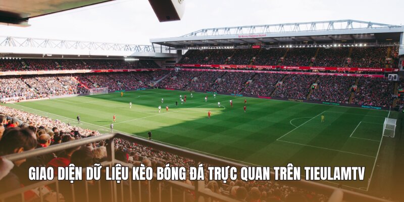 Giao diện dữ liệu kèo bóng đá trực quan trên Tieulamtv