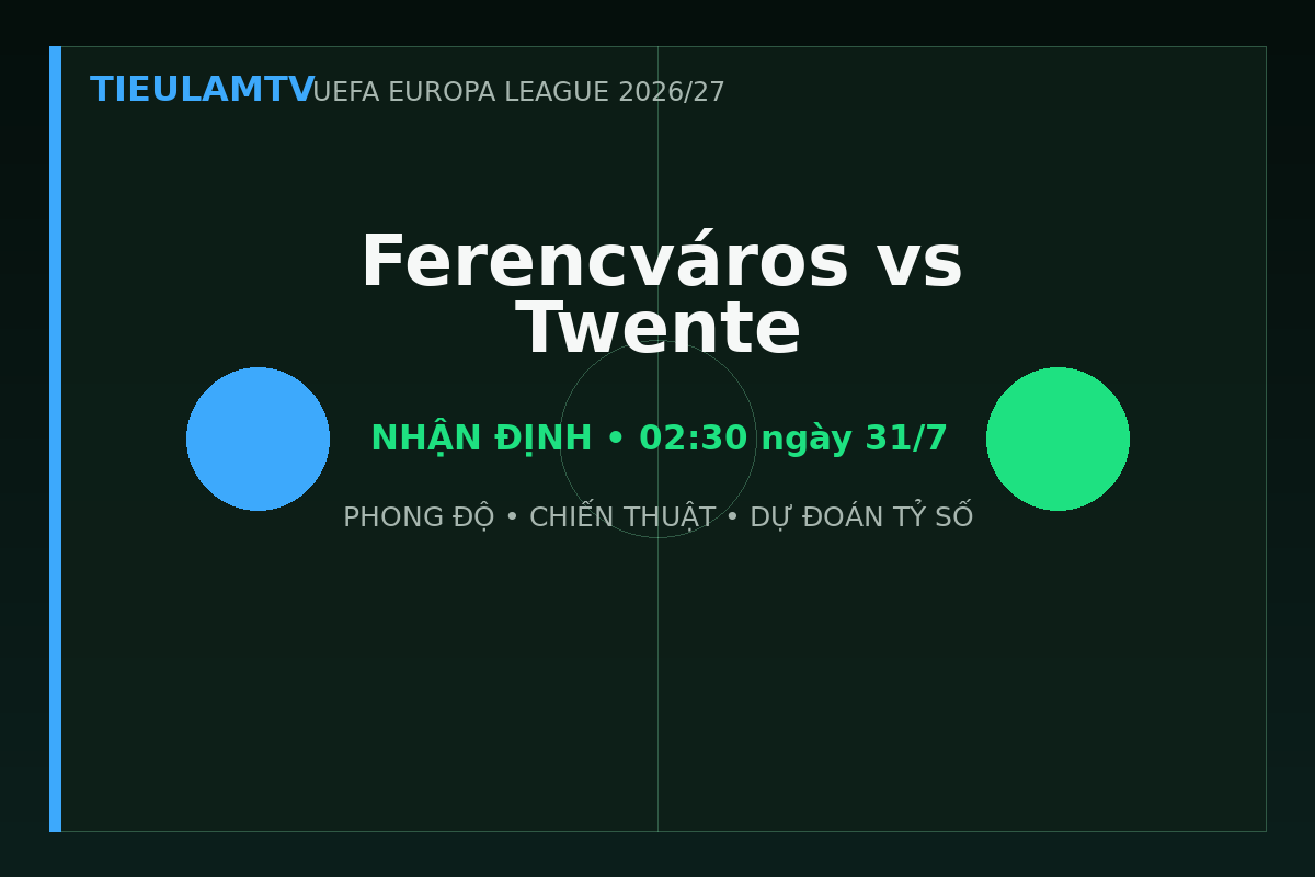 Nhận định Ferencváros vs Twente - TieulamTV