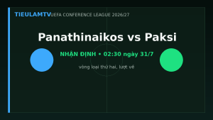 Nhận định Panathinaikos vs Paksi - TieulamTV