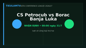 Nhận định CS Petrocub vs Borac Banja Luka - TieulamTV