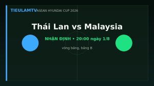 Nhận định Thái Lan vs Malaysia - TieulamTV
