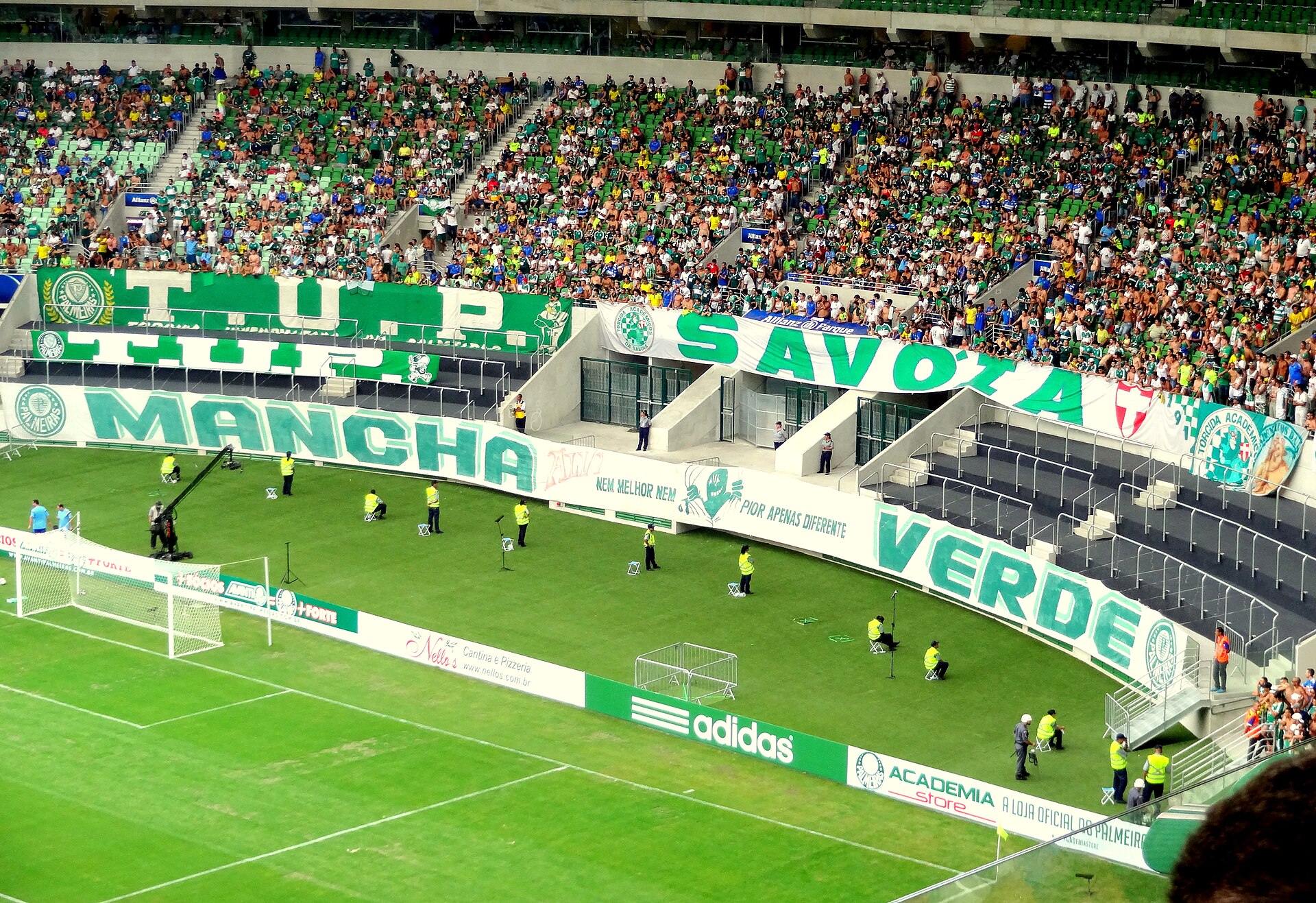 Khán đài Allianz Parque của Palmeiras tại Brasileirão
