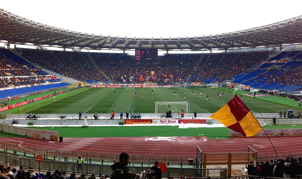 Toàn cảnh Stadio Olimpico trong ngày AS Roma thi đấu