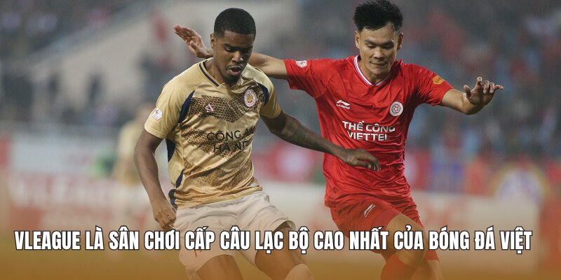 Vleague là sân chơi cấp câu lạc bộ cao nhất của bóng đá Việt