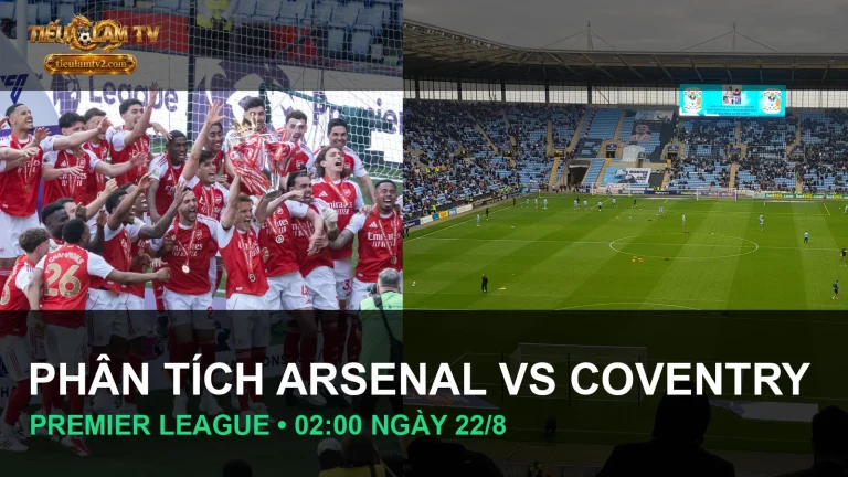 Arsenal và Coventry trong ảnh tư liệu trước vòng mở màn Premier League