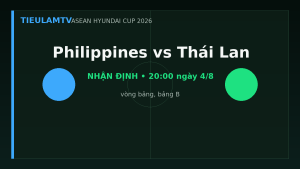 Phân tích chiến thuật Philippines vs Thái Lan