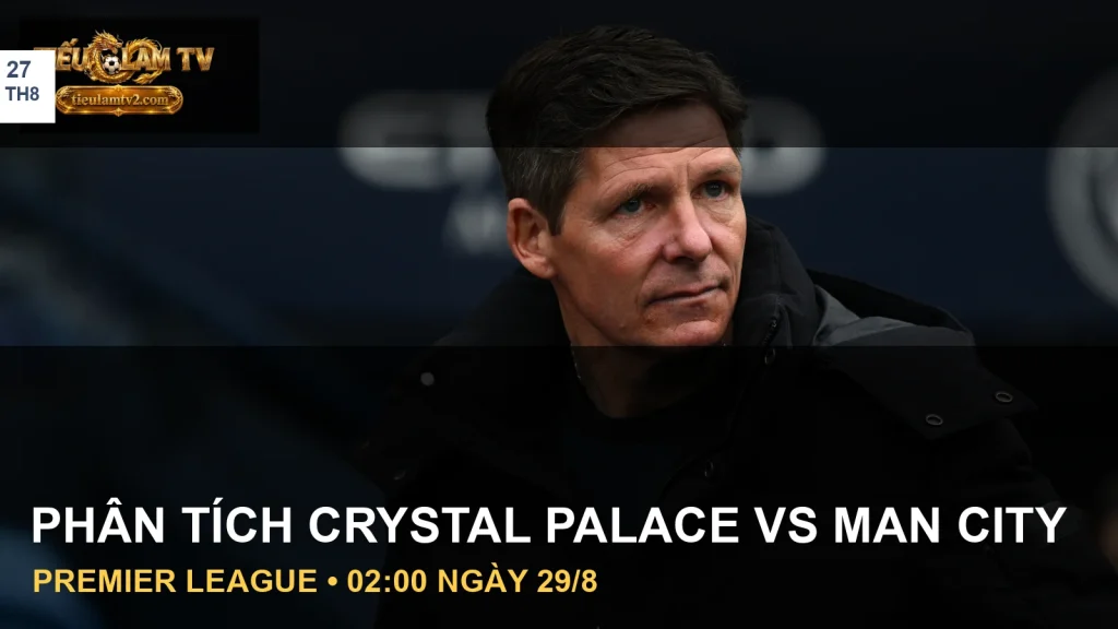 Cầu thủ Crystal Palace và Manchester City trong ảnh tư liệu trận đấu