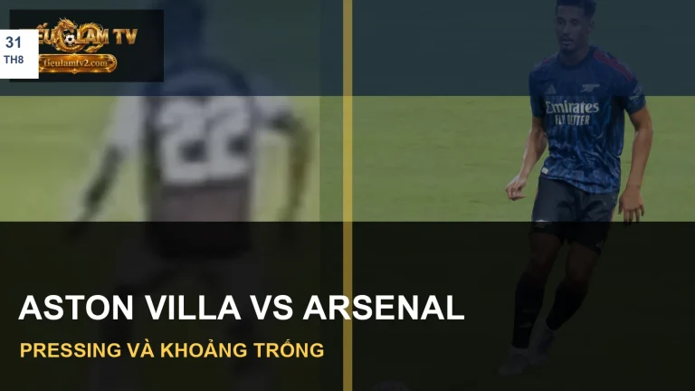 Ảnh cầu thủ hai đội trước trận Aston Villa vs Arsenal