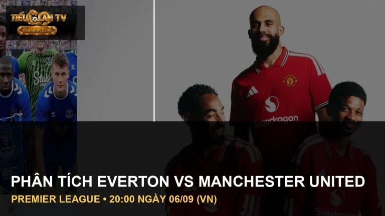 Cầu thủ Everton và Manchester United trong ảnh thực tế trước trận