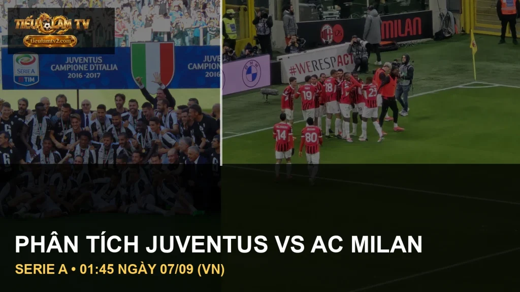 Cầu thủ Juventus và AC Milan trong ảnh tư liệu trước trận Serie A