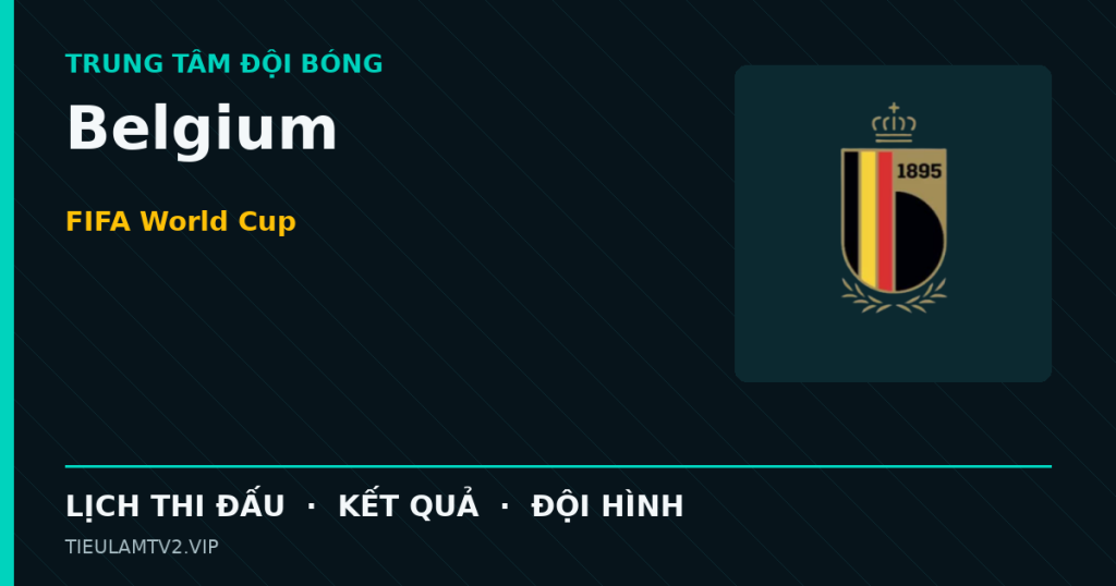 Đồ họa bóng đá Belgium tại FIFA World Cup