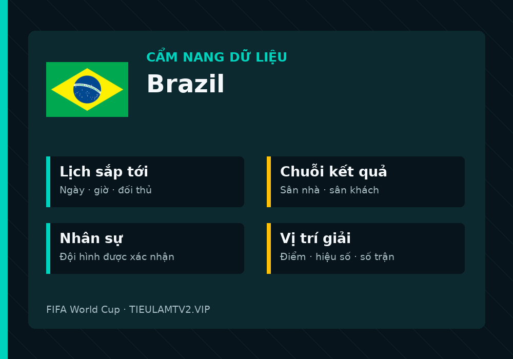 Phân tích phong độ và lối chơi Brazil
