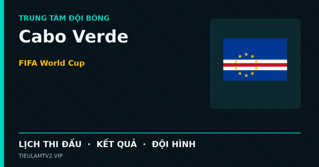 Đồ họa bóng đá Cabo Verde tại FIFA World Cup