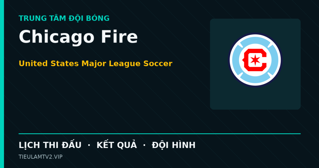 Đồ họa bóng đá Chicago Fire tại United States Major League Soccer