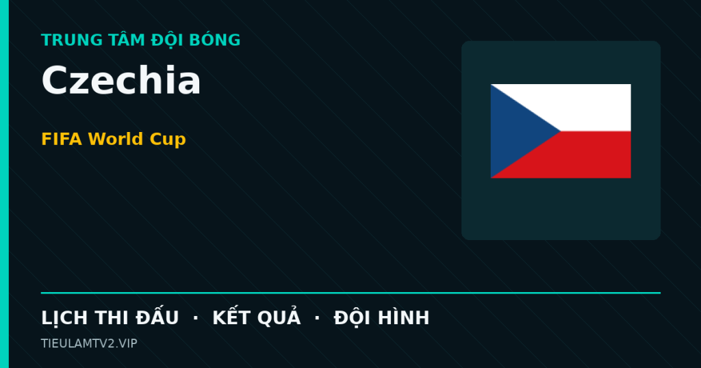 Đồ họa bóng đá Czechia tại FIFA World Cup