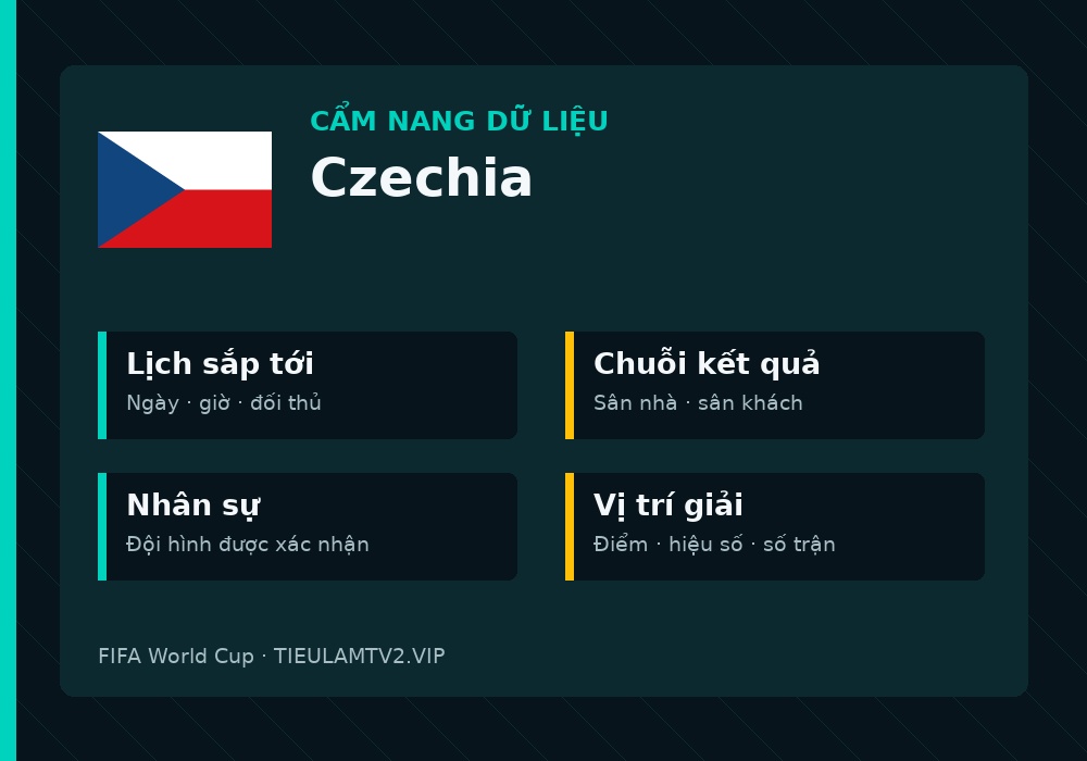 Phân tích phong độ và lối chơi Czechia