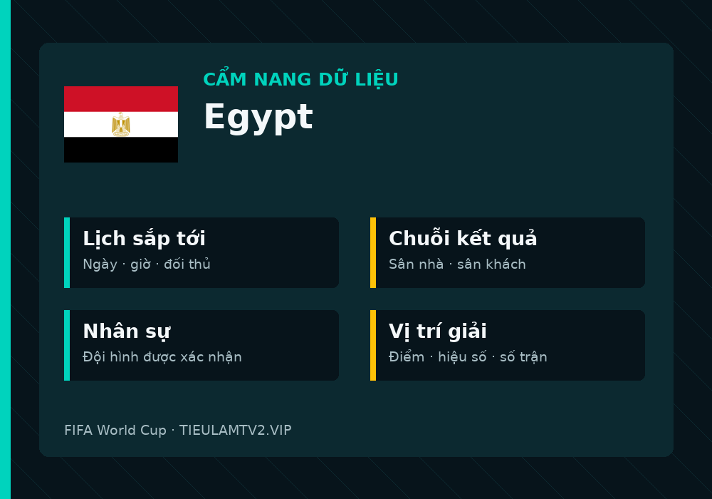 Phân tích phong độ và lối chơi Egypt