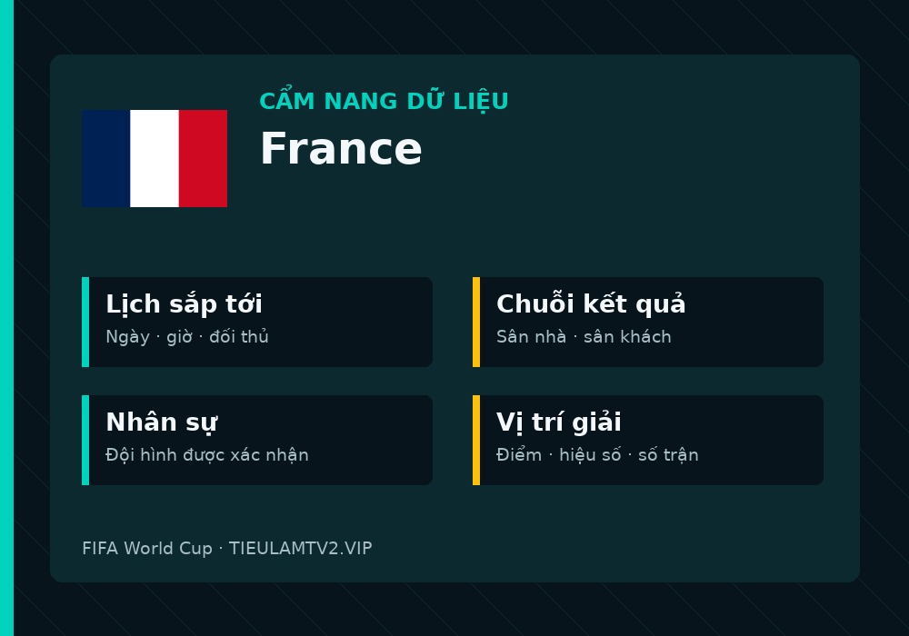 Phân tích phong độ và lối chơi France