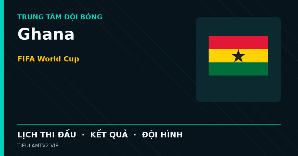 Đồ họa bóng đá Ghana tại FIFA World Cup