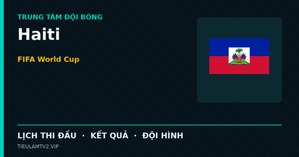 Đồ họa bóng đá Haiti tại FIFA World Cup