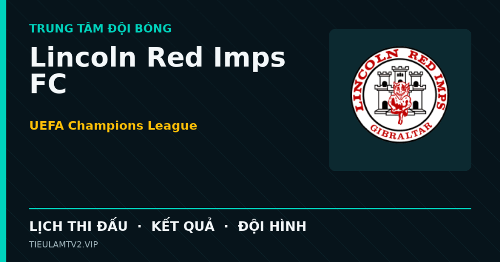 Đồ họa bóng đá Lincoln Red Imps FC tại UEFA Champions League