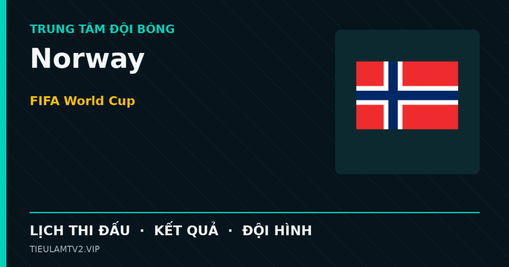 Đồ họa bóng đá Norway tại FIFA World Cup