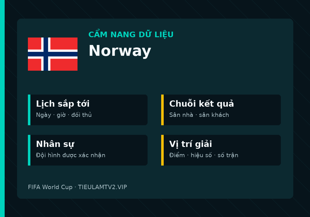 Phân tích phong độ và lối chơi Norway