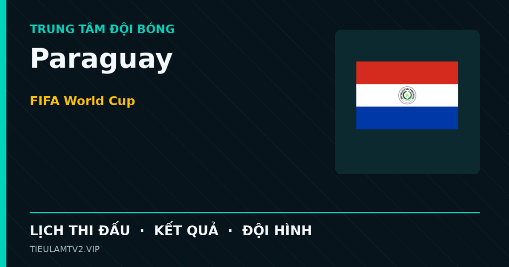 Đồ họa bóng đá Paraguay tại FIFA World Cup