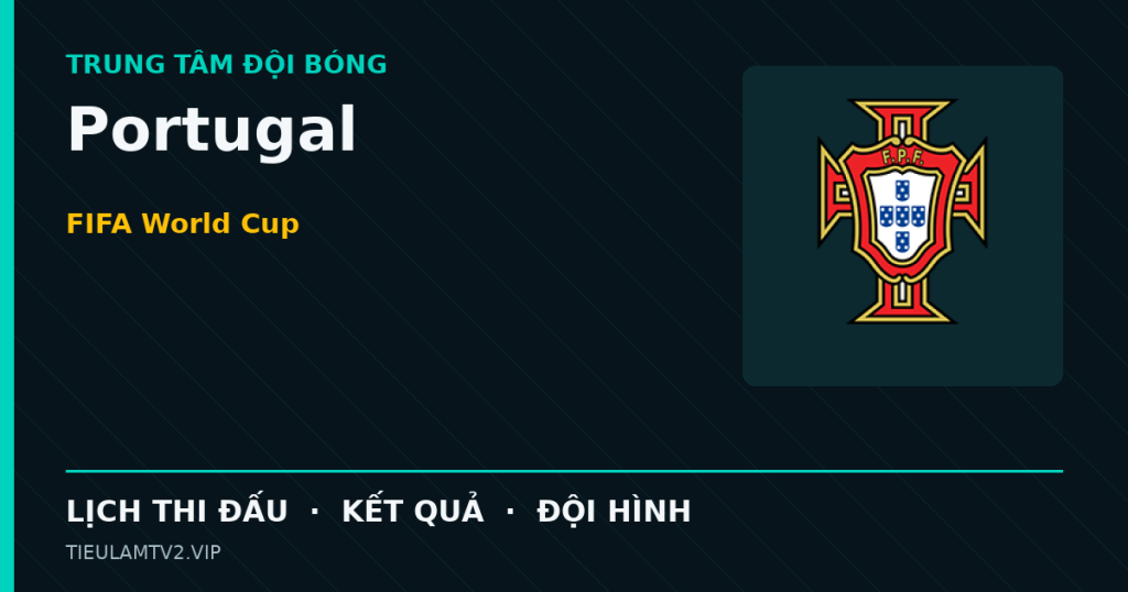 Đồ họa bóng đá Portugal tại FIFA World Cup