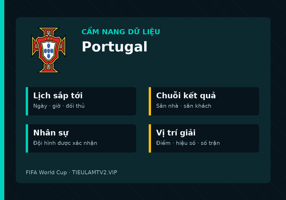 Phân tích phong độ và lối chơi Portugal