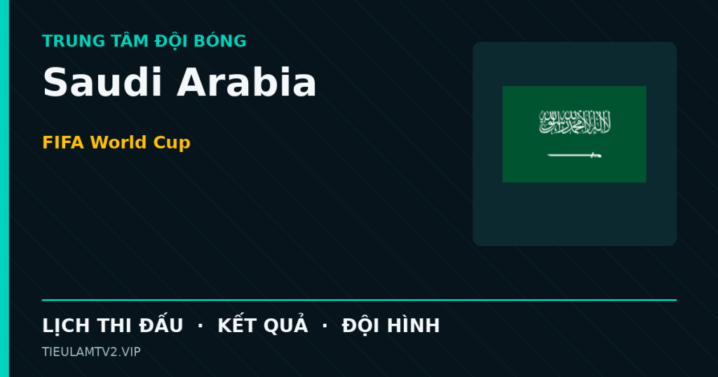 Đồ họa bóng đá Saudi Arabia tại FIFA World Cup
