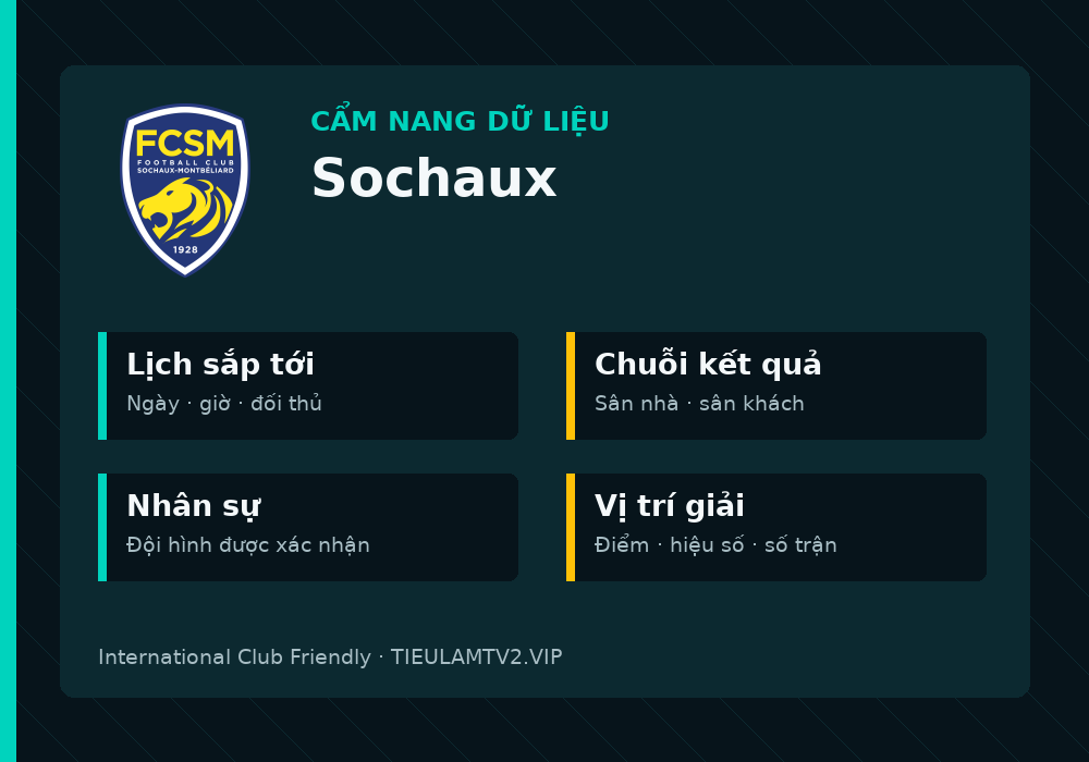 Phân tích phong độ và lối chơi Sochaux