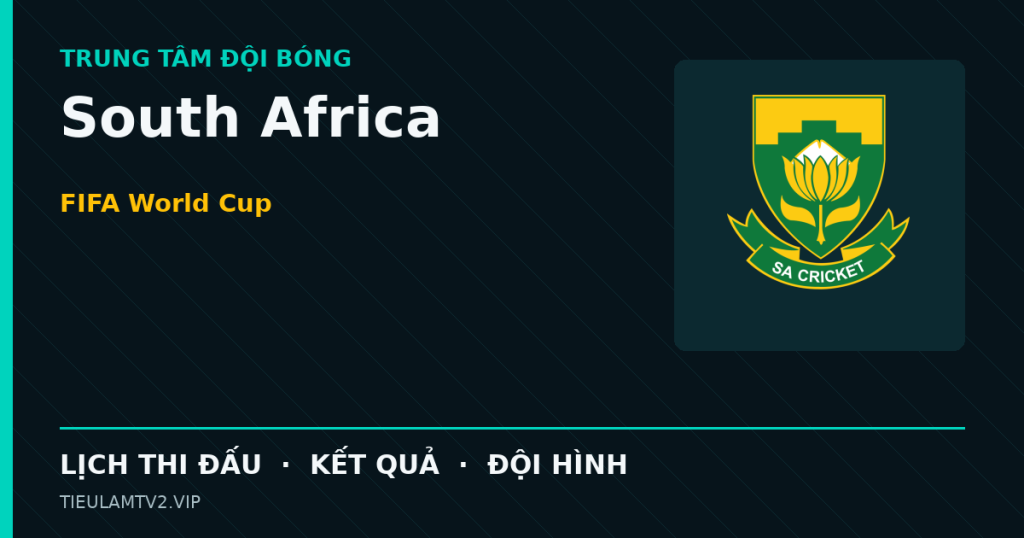 Đồ họa bóng đá South Africa tại FIFA World Cup