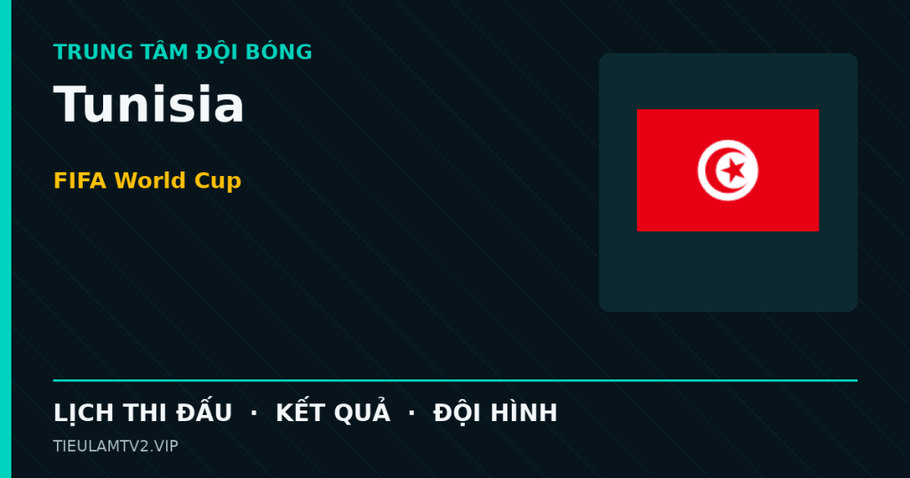 Đồ họa bóng đá Tunisia tại FIFA World Cup
